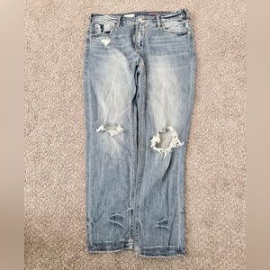 Distressed Blue Women's Jeans